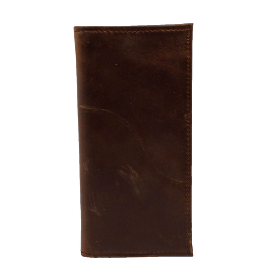 3D Men's Brown Leather Rodeo Wallet DW1024