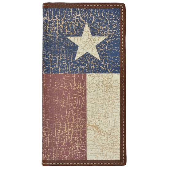 3D Belt Men's Texas Flag With Tan Edge Rodeo Wallet DW844