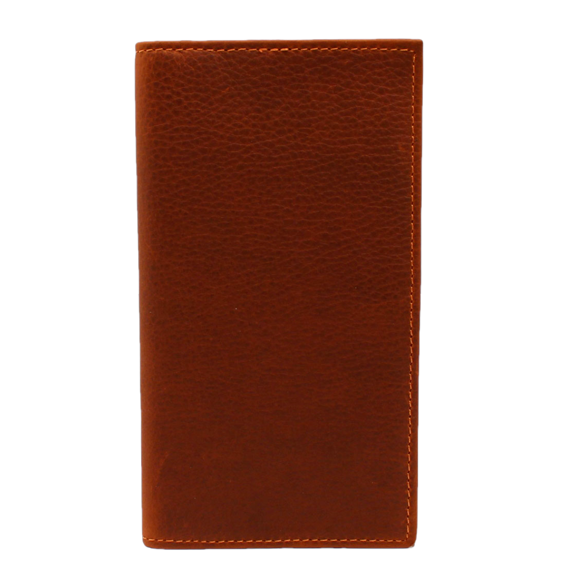 3D Men's Pebbled Brown Leather Rodeo Wallet DWCW142