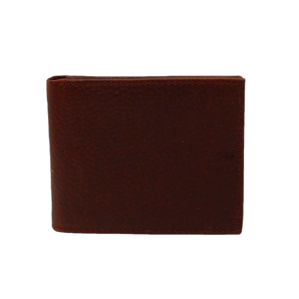 3D Belt Men's Dark Copper Leather Bi Fold Wallet DWCW136