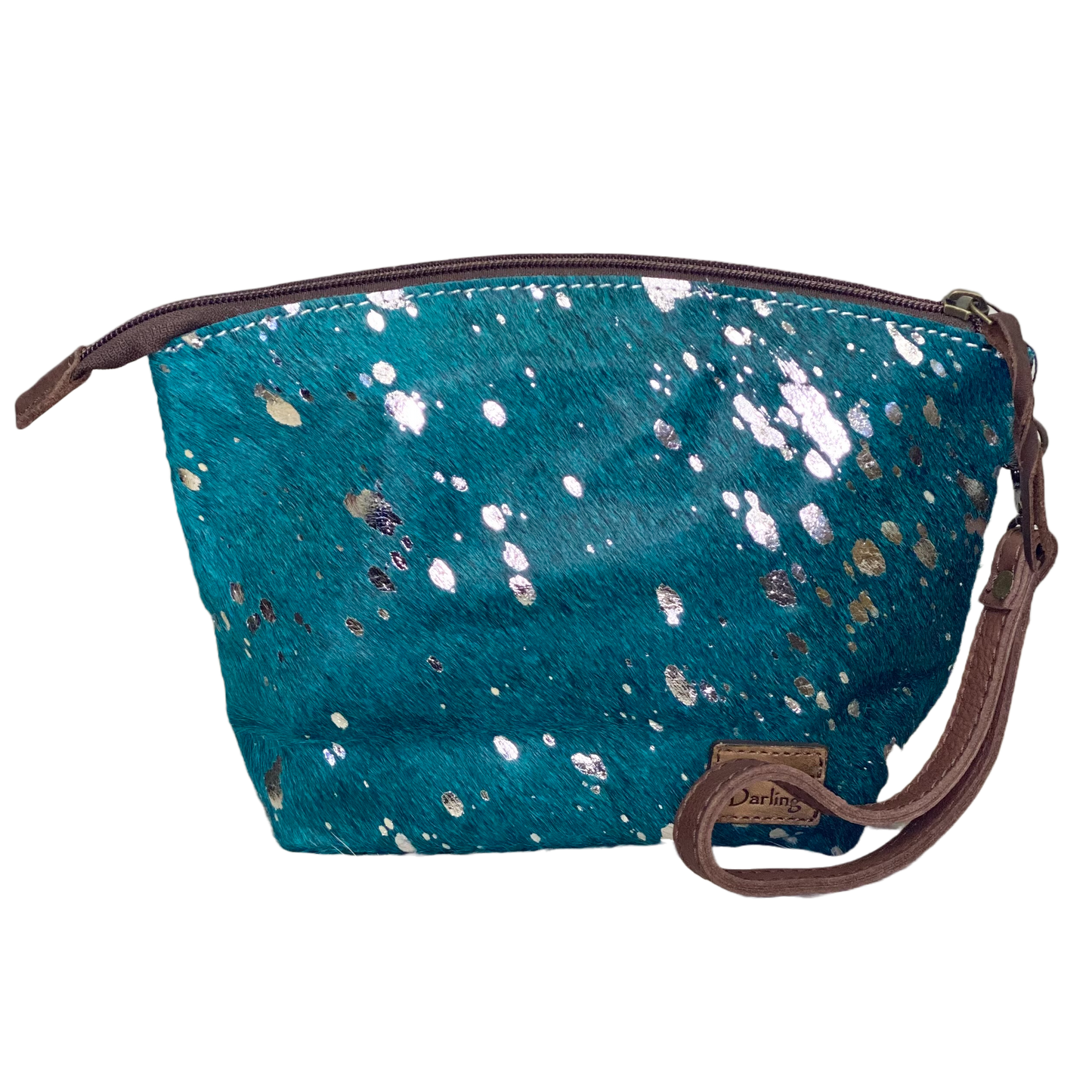 American Darling Turquoise Cowhide Pouch ADBG443TRQ-L