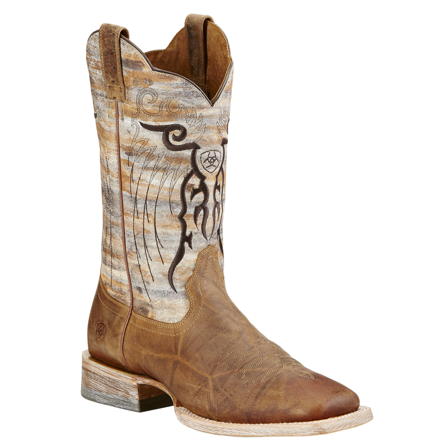 Ariat Men's Mesteno Tan and Marble Western Boots 10018306