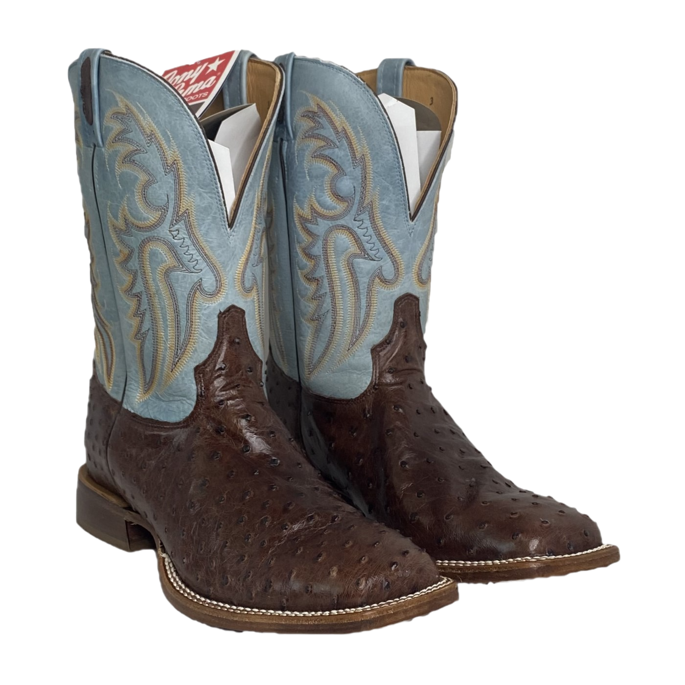Tony lama 2025 boots blue