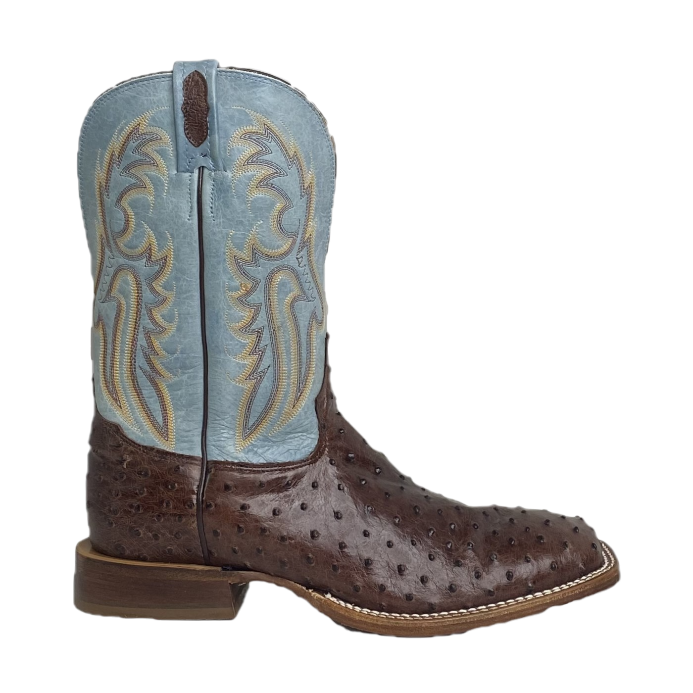 Tony Lama® Men's Jacinto Sky Blue &  Square Toe Boots EP6093