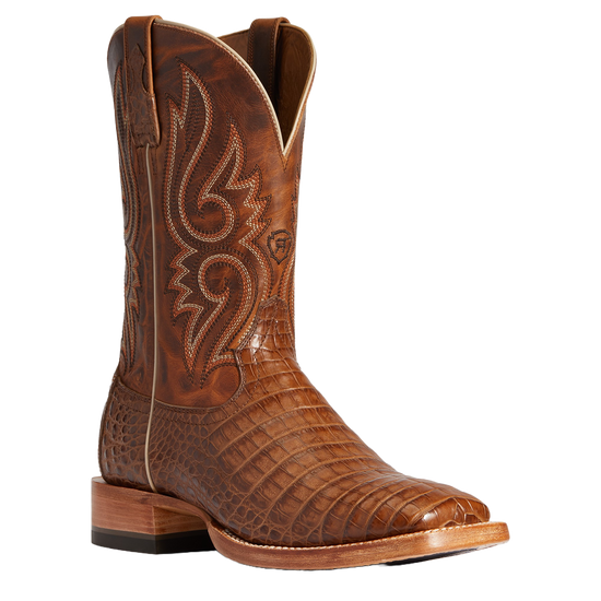 Ariat Men s Relentless Denton Carmel Tan Exotic Boots 10035923