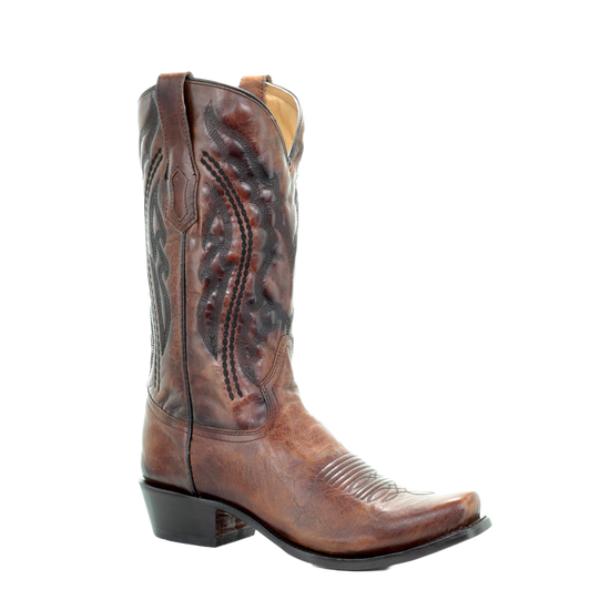 Corral Men's Honey Narrow Square Toe Western Cowboy Boots A3476