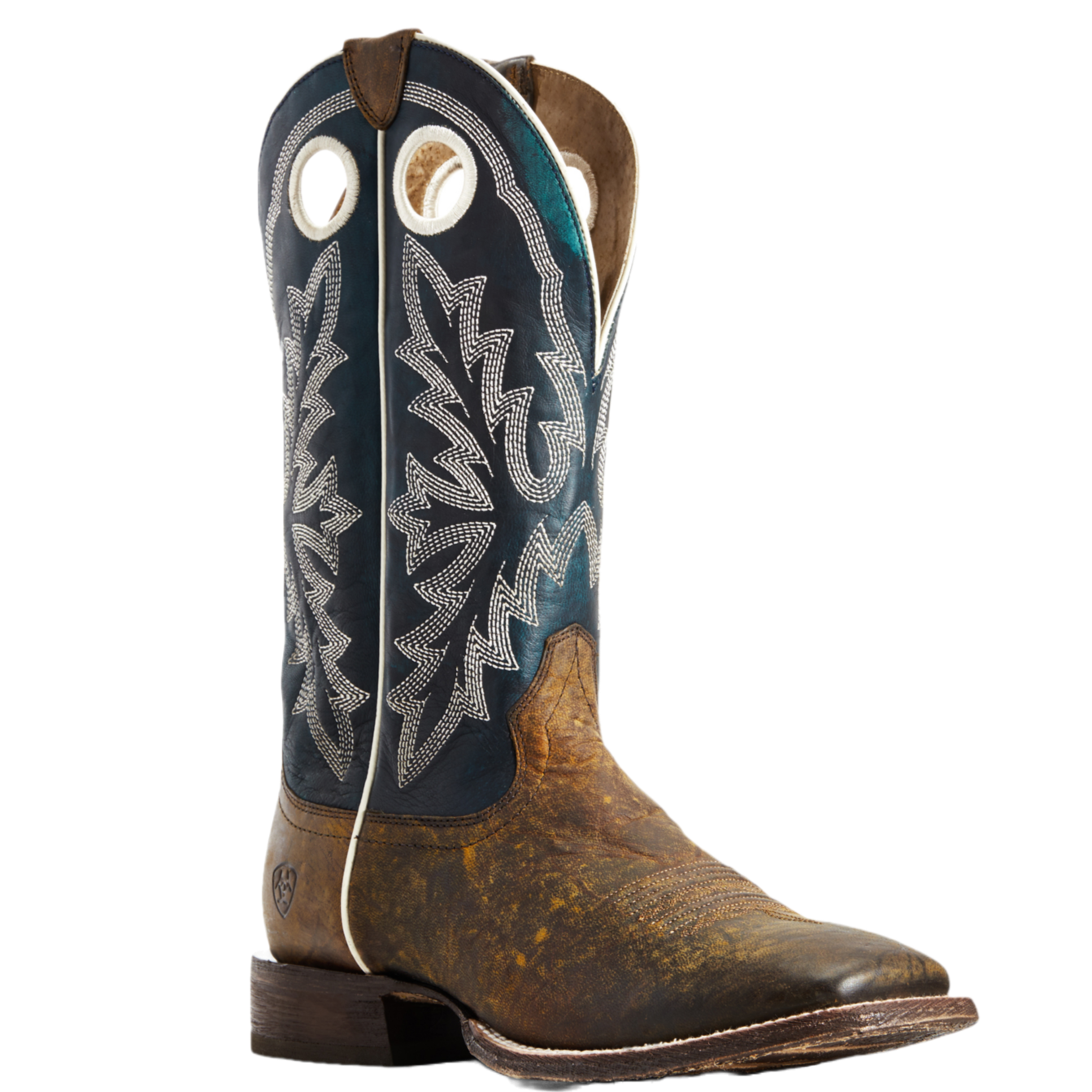 Ariat® Men's Circuit Champ Woodsmoke & Deep Azul Western Boots 10029686