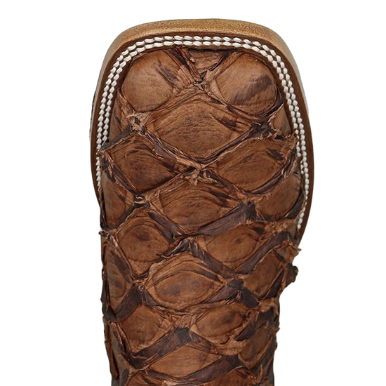 Horse Power Men's Pirarucu Cigar Matte Royal Blue Western Boots HP8007