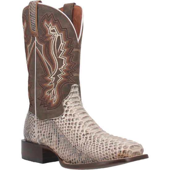 Dan Post Men's Brutus Snake Leather Brown Western Boots DP4917