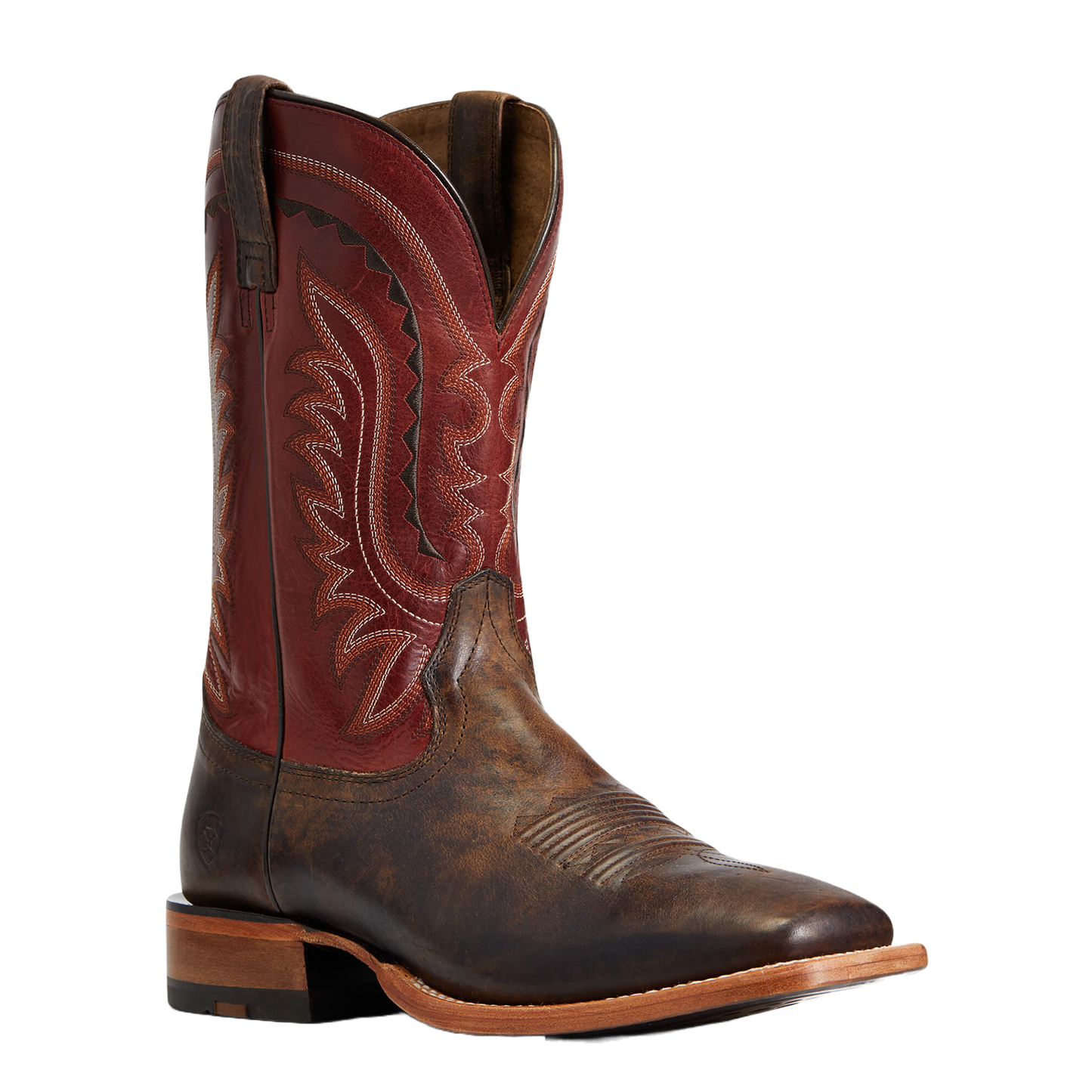Ariat® Men's Parada Maple Barn Red Leather Western Boots 10040325