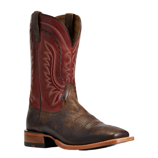 Ariat® Men's Parada Maple Barn Red Leather Western Boots 10040325