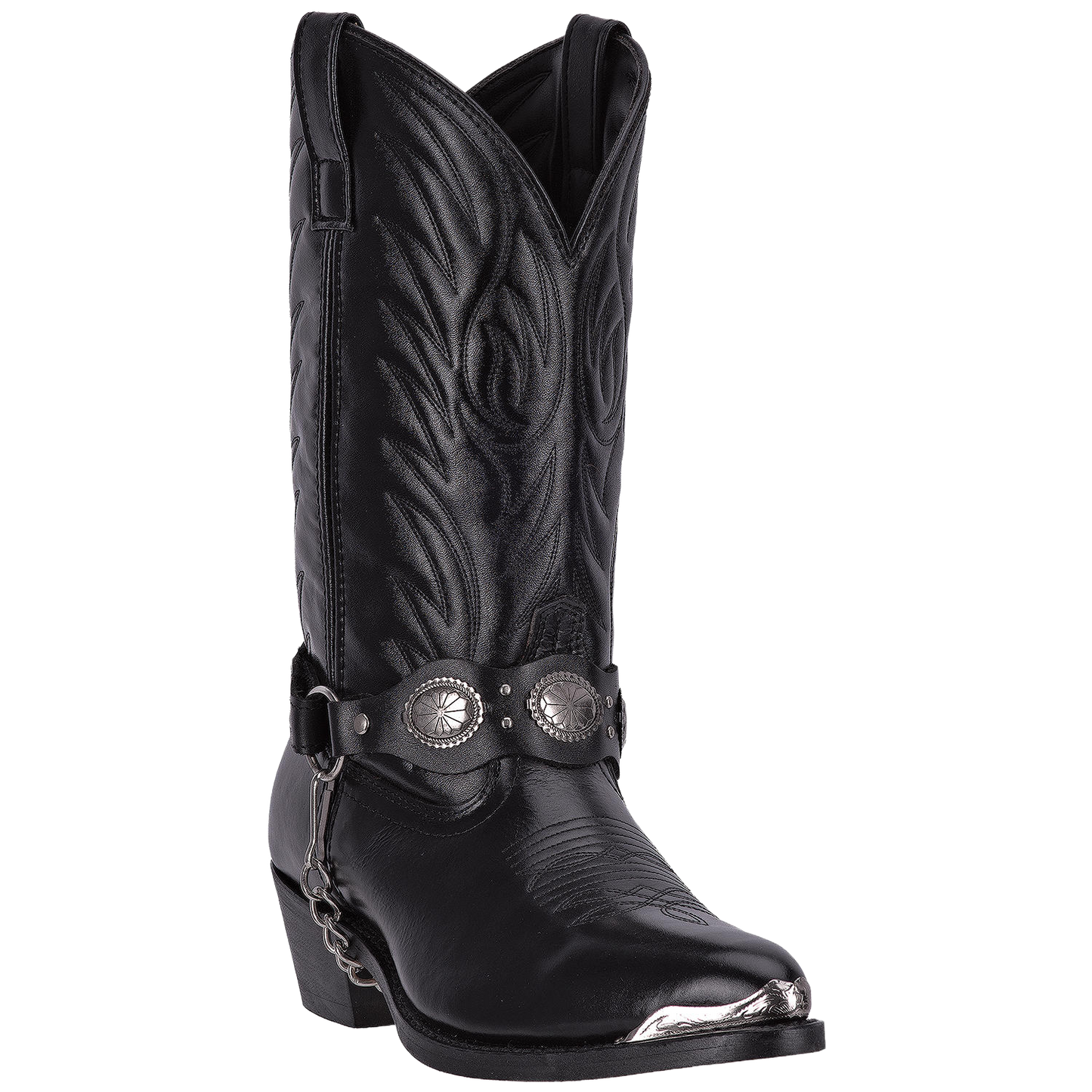 Laredo® Men's Tallahassee Round Toe Black Western Boots 6770-BK