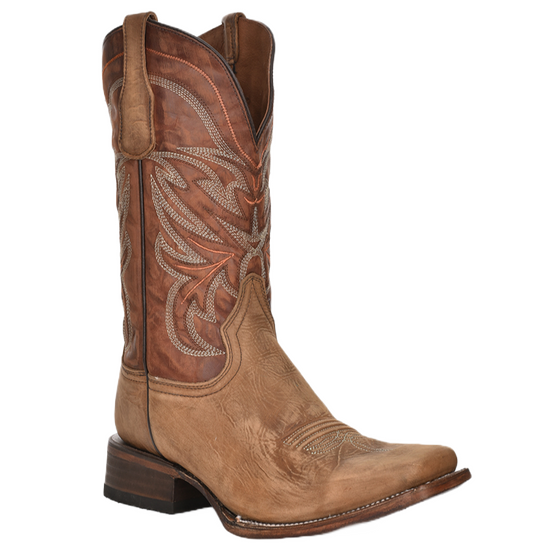 Corral Men's Cinnamon Brown Western Embroidered Boots L5991