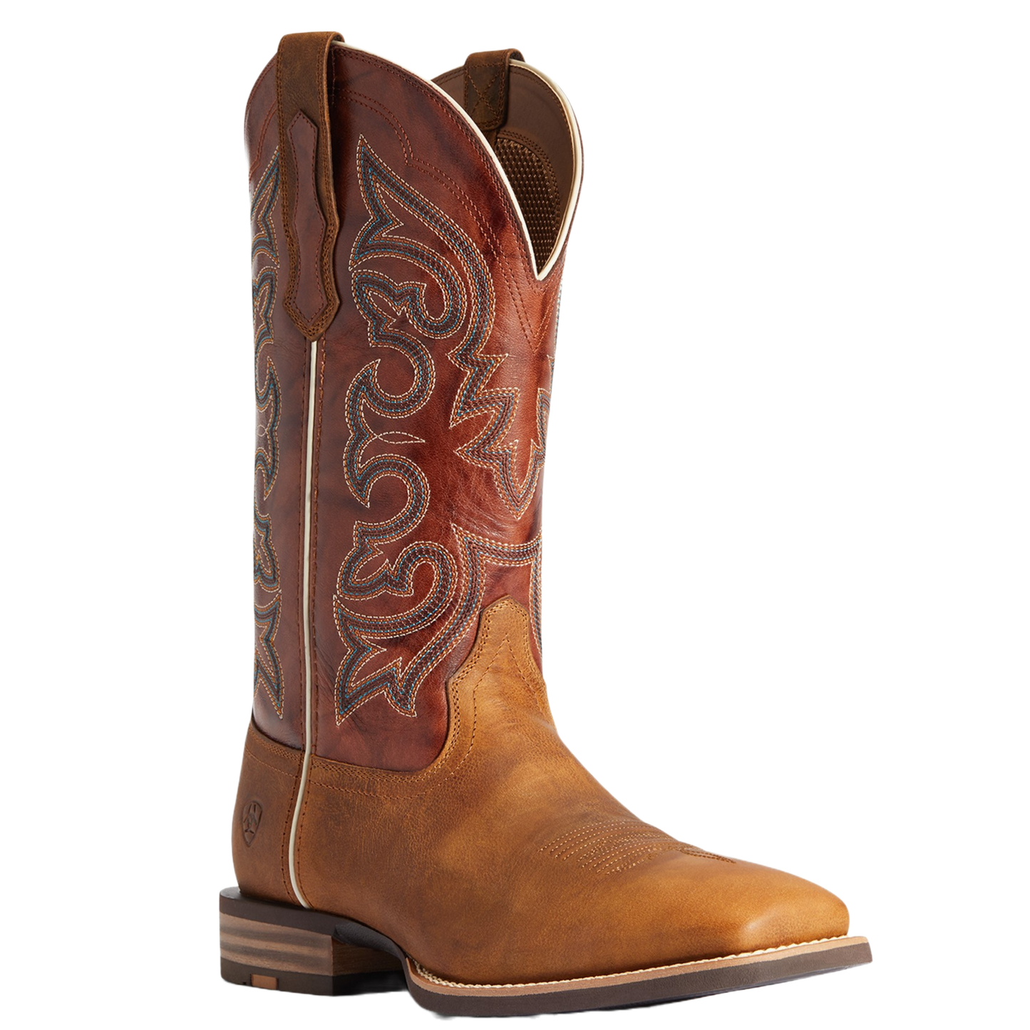 Ariat Men's Everlite Go Getter Brown & Rust Western Boots 10038369
