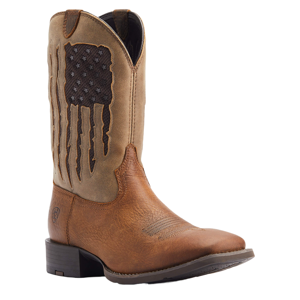 Ariat® Men's Sport My Country VentTEK™ Faithful Brown Boots 10044564
