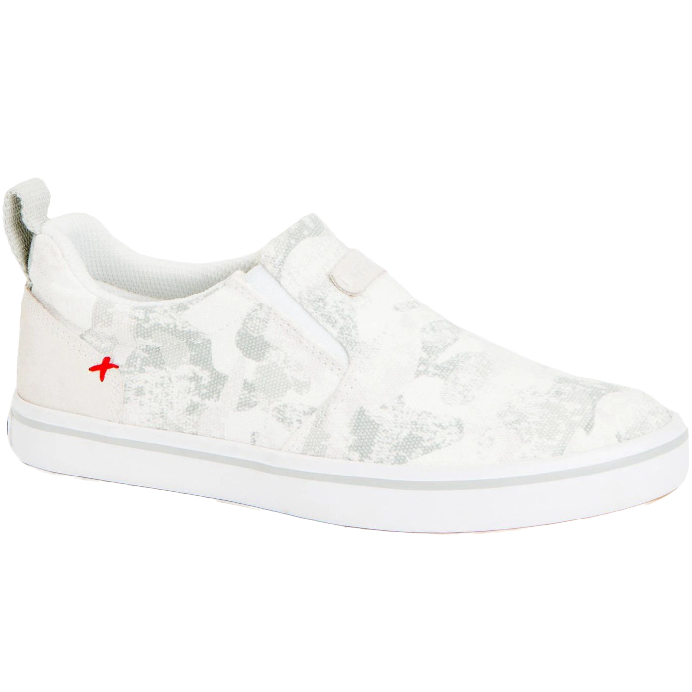 XTRATUF Ladies Sharkbyte Canvas White Camo Deck Shoes XSW102