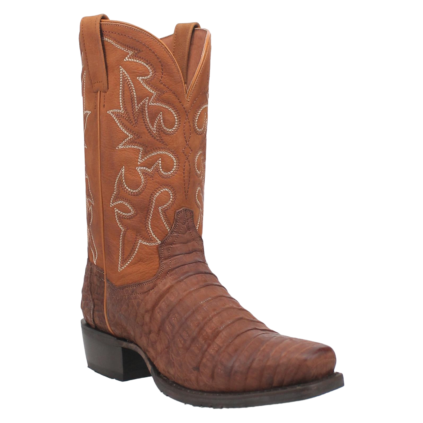 Dan Post® Men's Delray Bay Apache Caiman Tan Exotic Western Boots DP80069