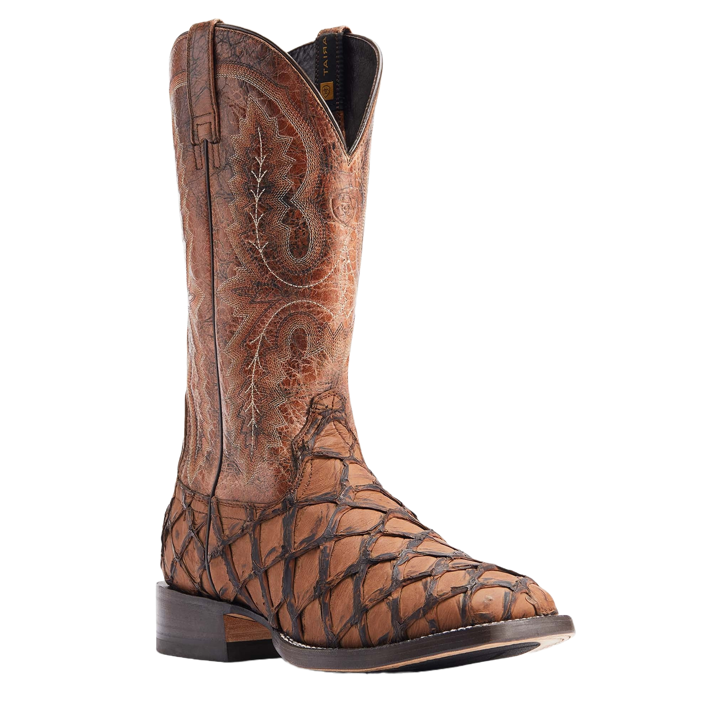 Ariat® Men's Deep Water Exotic Aged Tan Western Boots 10044421