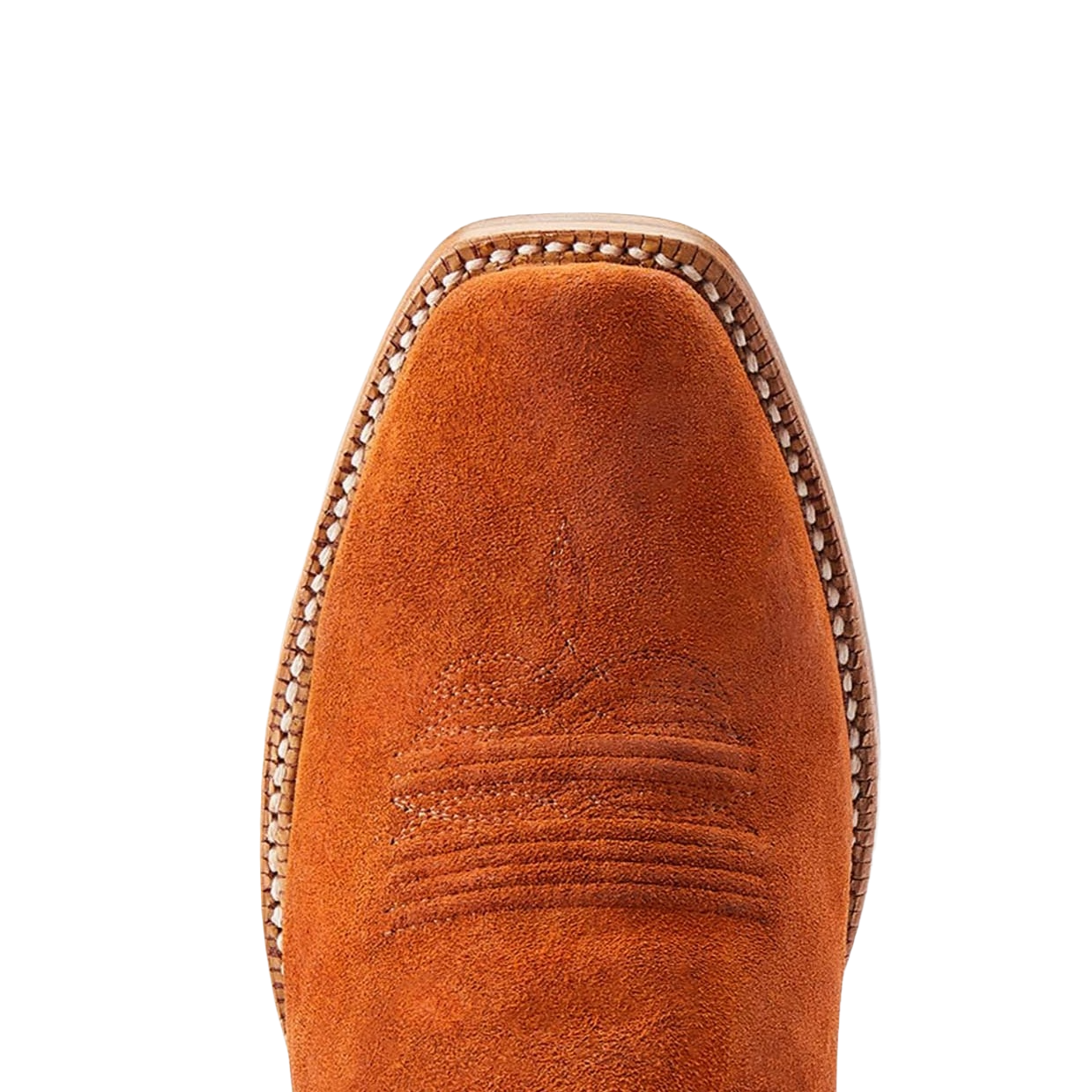Ariat® Men's Futurity Showman Dark Copper Roughout & Black Western Boots 10044524