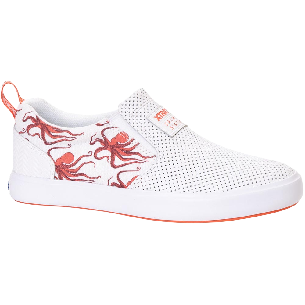 Load image into Gallery viewer, XTRATUF Ladies Salmon Sisters Sharkbyte Leather Slip-On Shoes XSW-101
