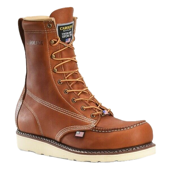 Carolina® Men's 8" Domestic Moc Steel Toe Work Boots CA7502