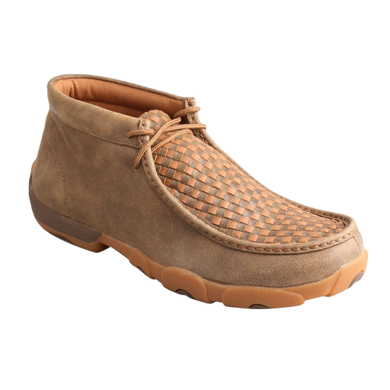 Load image into Gallery viewer, Twisted X Men&amp;#39;s Bomber/Tan Patchwork Driving Mocs MDM0033
