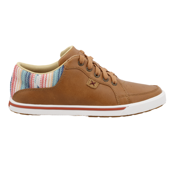 Twisted X® Ladies Tan & Pink Multicolor Lace Up Shoes WCA0072