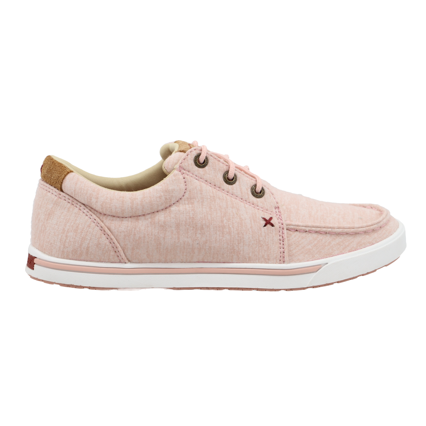 Twisted X® Ladies Moc Toe Baby Pink Slip-On Casual Shoes WCA0053