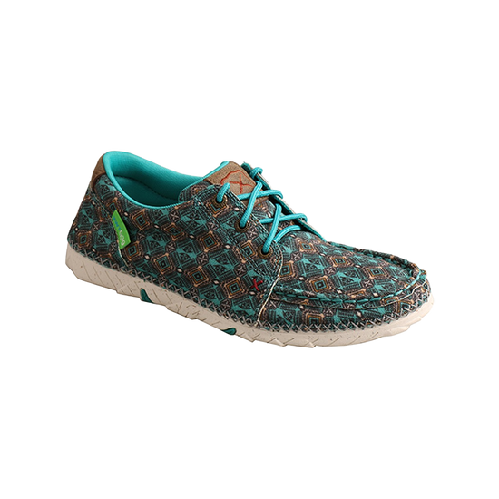 Twisted X Ladies Zero X Turquoise Aztec Shoes WZX0002