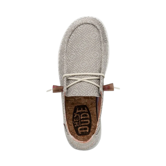 Hey Dude Ladies Wendy Knit II Desert Taupe Slip On Shoes 40061-1JM