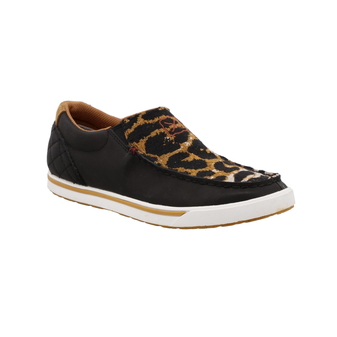 Twisted X Ladies Cheetah & Black Slip-On Shoes WCA0052