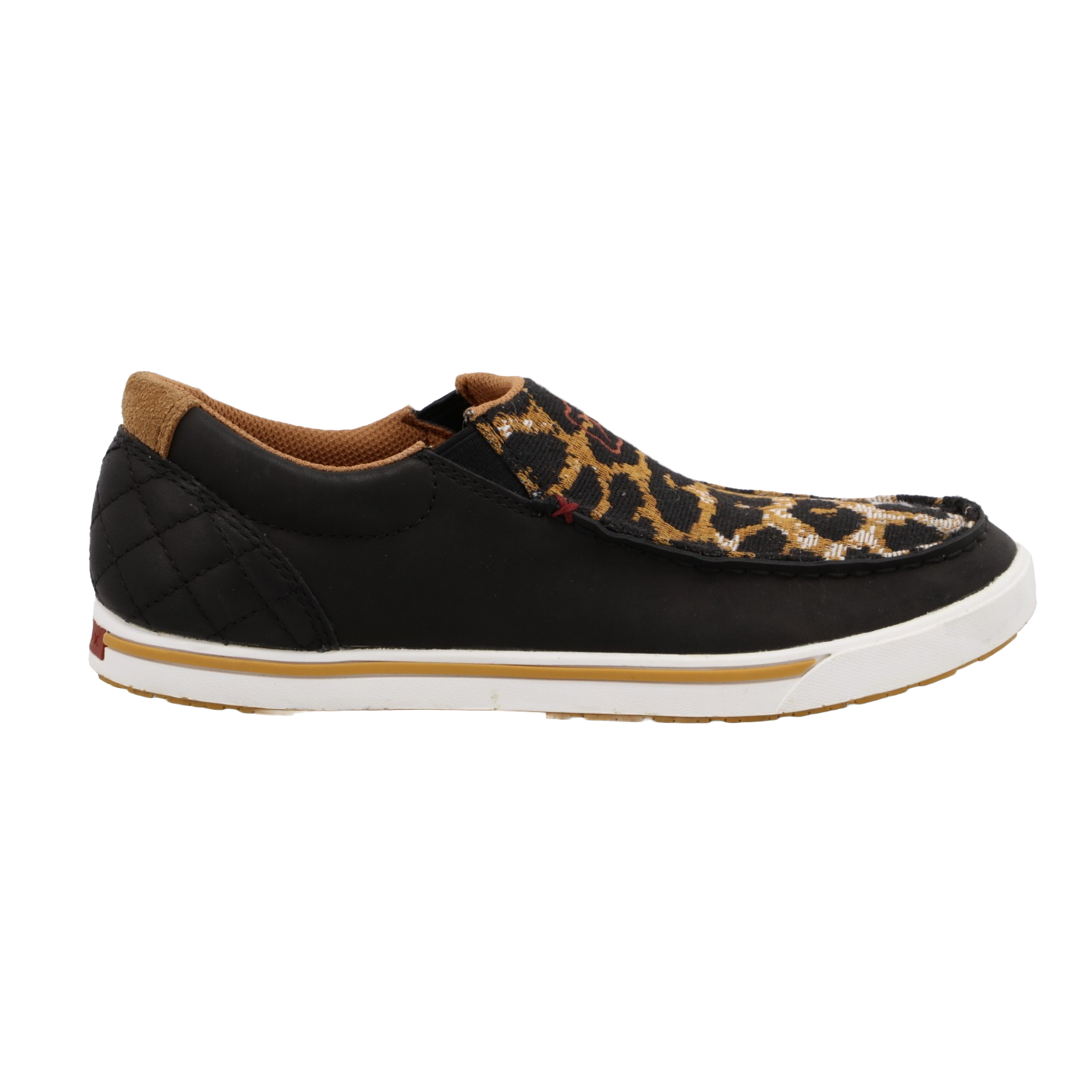 Twisted X Ladies Cheetah & Black Slip-On Shoes WCA0052