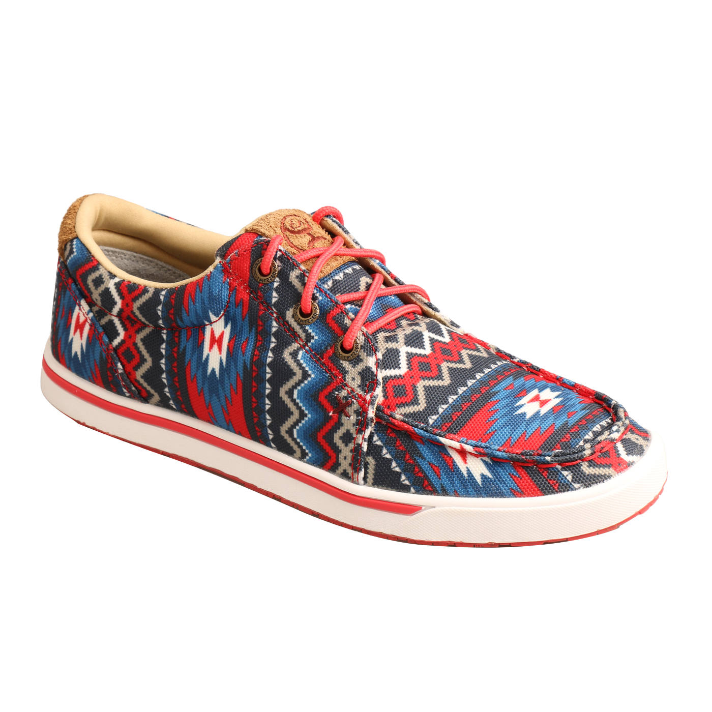 Twisted X® Hooey Loper Aztec Red Multi-Color Shoes WHYC026