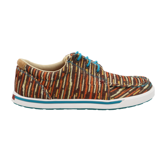 Twisted X Ladies Kicks Brown & Multicolored Slip On Shoes WCA0059