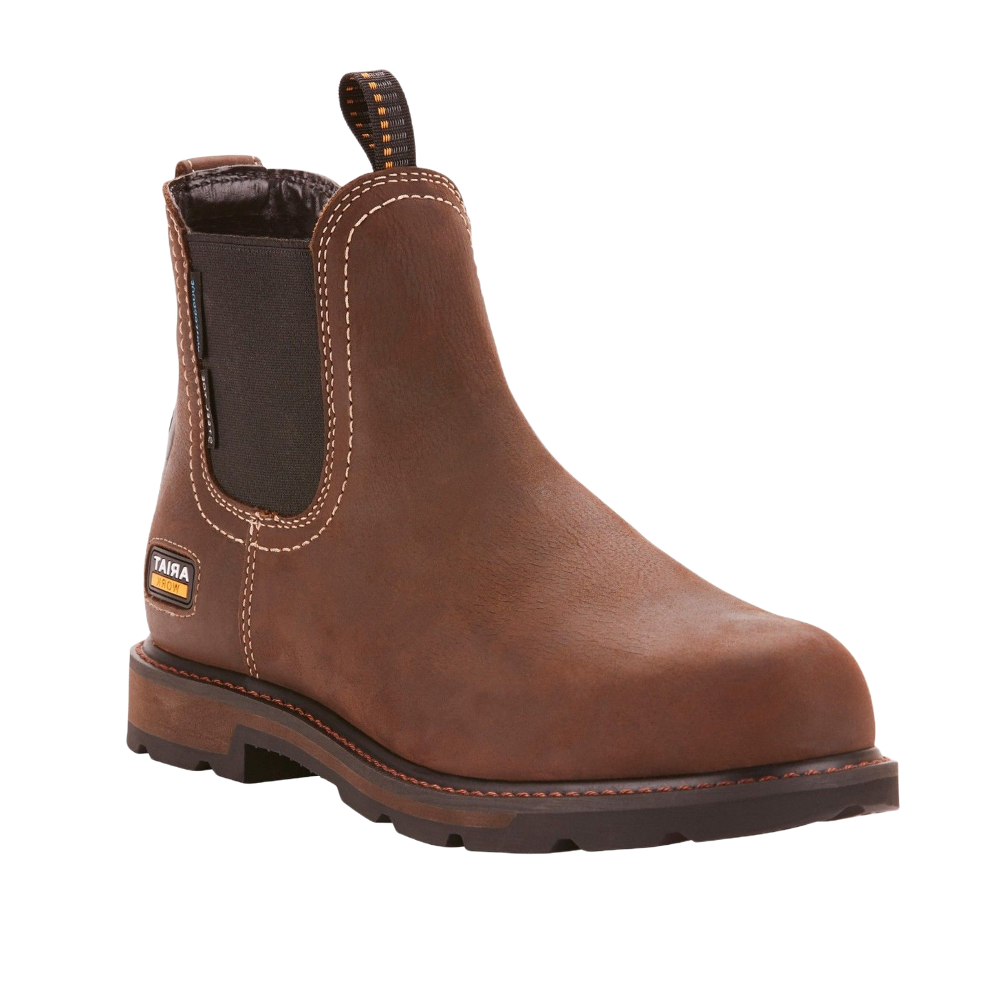 Ariat® Men's Groundbreaker Chelsea H20 Steel Toe Brown Boots 10024983