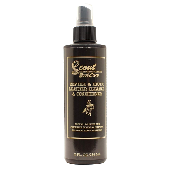 Load image into Gallery viewer, Scout Reptile &amp;amp; Exotic Leather Cleaner &amp;amp; Conditioner Spray 8oz 03610
