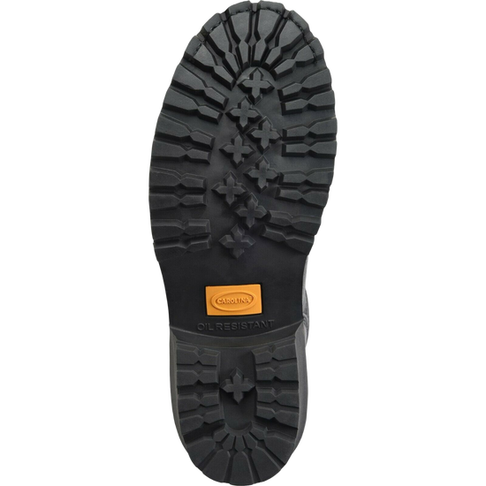 Carolina® Men's Black Spruce 8" Waterproof Steel Toe Work Boots CA9825