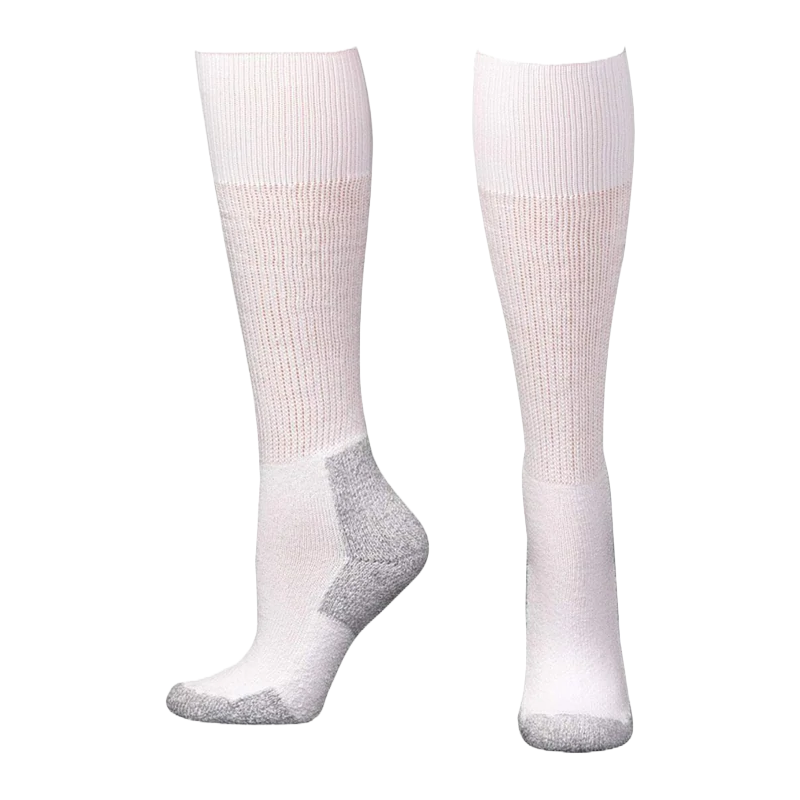 Boot Doctor 3-Pack Men's Over the Calf White Cotton Boot Socks 0499105