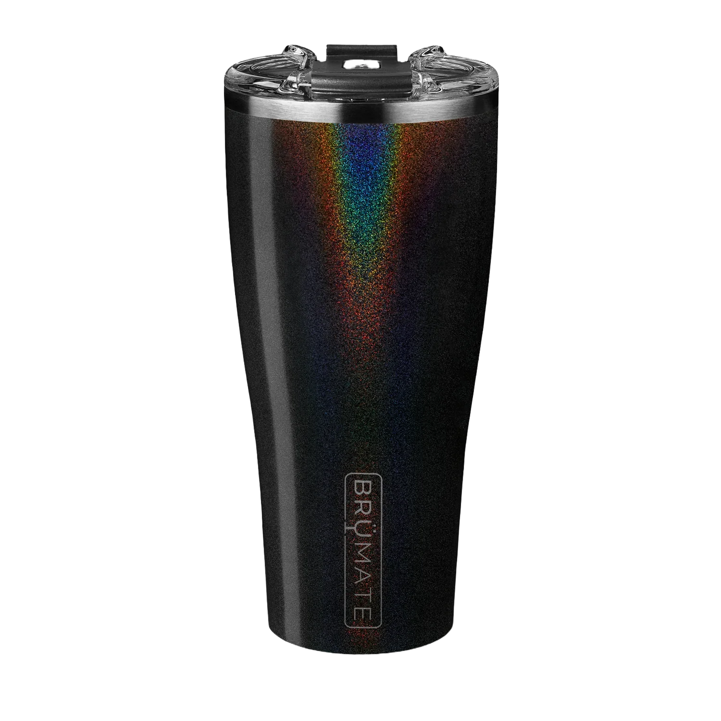 Brümate® Nav 32oz Insulated Glitter Charcoal Mug DWNV32GCH