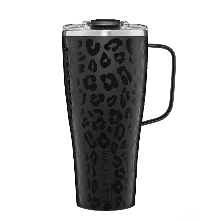 Brümate Toddy XL 32oz Onyx Leopard Insulated Coffee Mug TD32OL