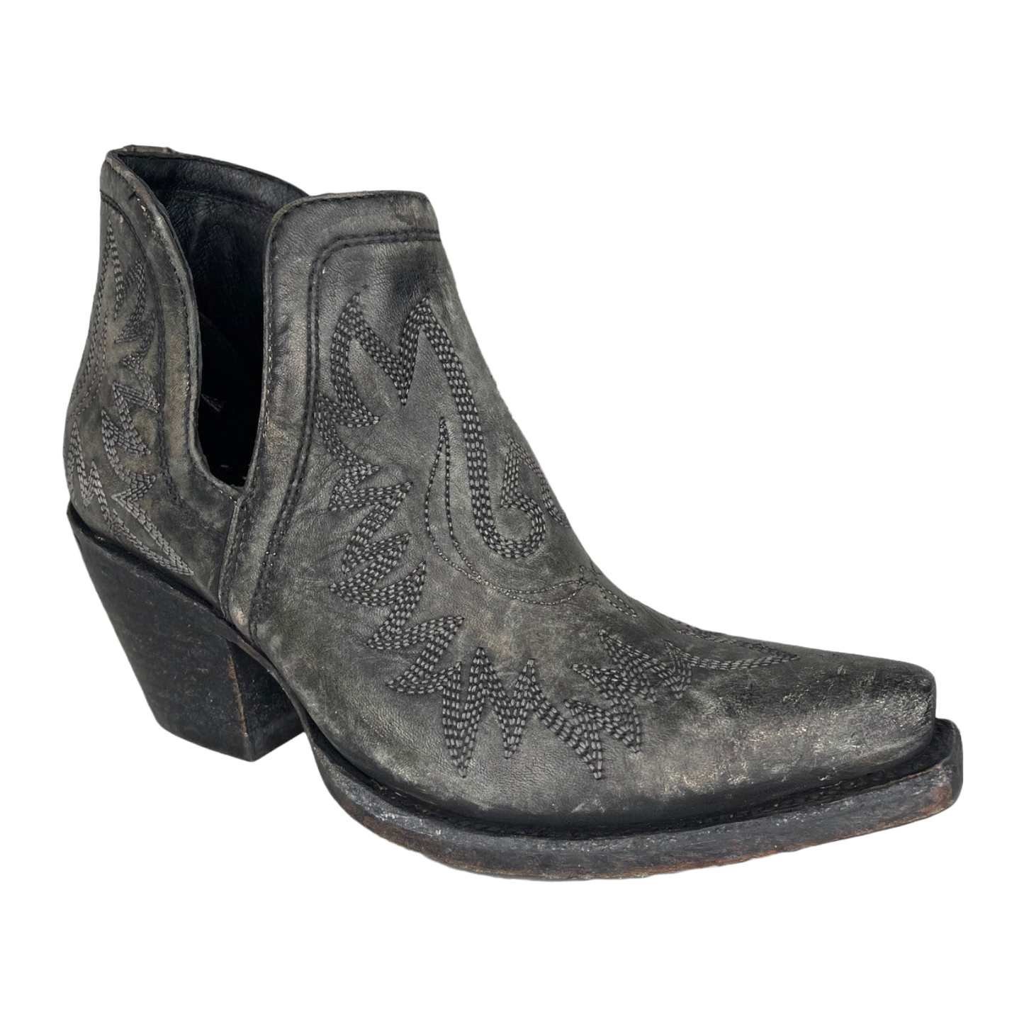 Ariat Ladies Western Dixon Naturally Distressed Ankle Boots 10034044