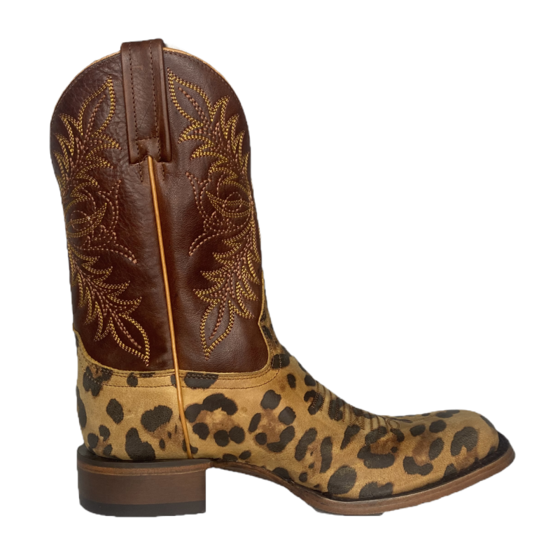 Caborca Silver® Ladies Chita Miel & Brown Square Toe Boots SL-MEA089