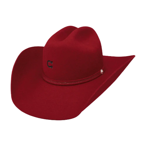 Charlie 1 Horse® Dime Store Cowgirl Red Wool Felt Hat CWDSCG-724045