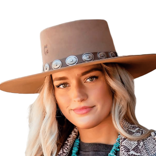 Charlie 1 Horse Ladies High Desert Pecan Felt Hat CWHIDT-2242P5