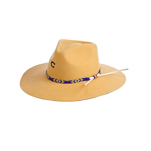 Charlie 1 Horse Mustard Gypsy Felt Hat CWGYPS-4036DJ