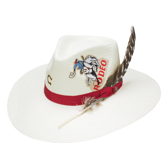 Charlie 1 Horse Ladies Rodeo Road Natural Straw Hat CSRDRO-343681