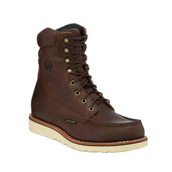 Chippewa Men's Edge Walker Briar Waterproof Brown Work Boots 25346