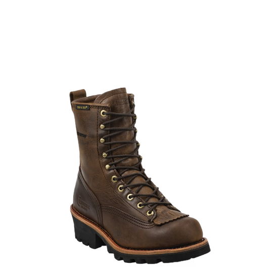 Chippewa Men s Paladin Bay Apache Waterproof Logger Brown Boots 73100