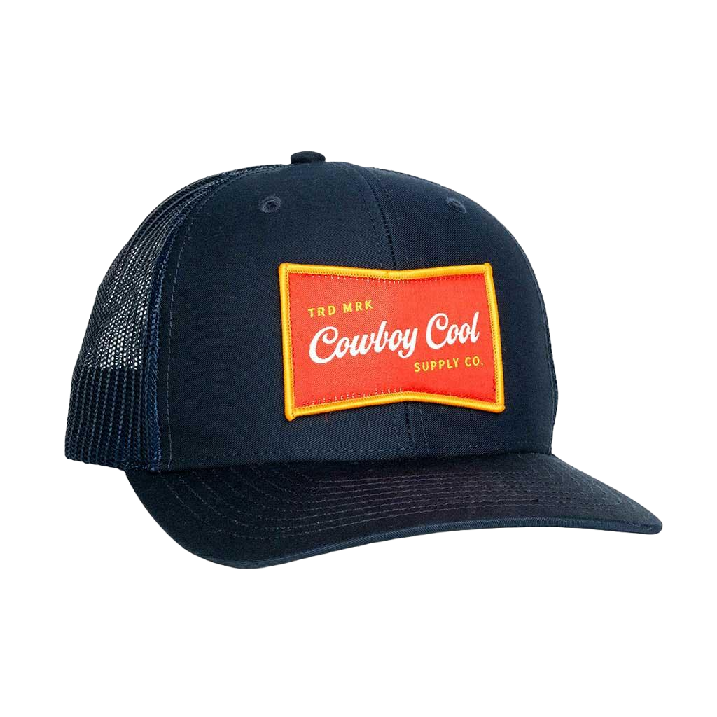 Cowboy Cool Men's Beer Navy Snapback Cap H670