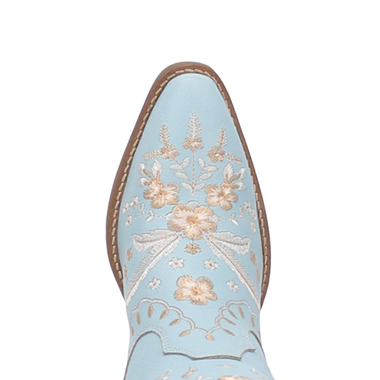 Dingo Ladies Full Bloom Blue Almond Round Toe Boots DI939-BLOOM